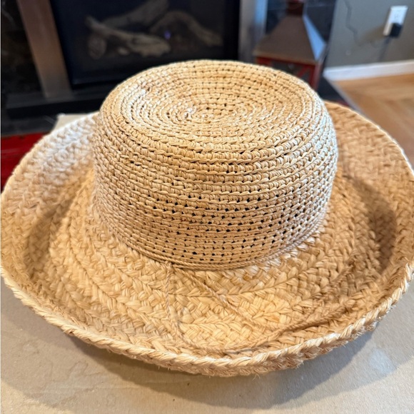 Helen Kaminski Tan Woven Sun Hat NEW - Picture 1 of 8